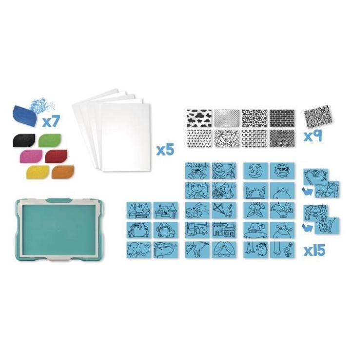 MAPED CREATIV - Tablette de dessin Textur' Art - Chateaux Et Princesse