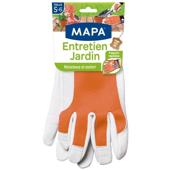 MAPA Gants de jardin - Entretien Jardin Femme - Taille S / T6