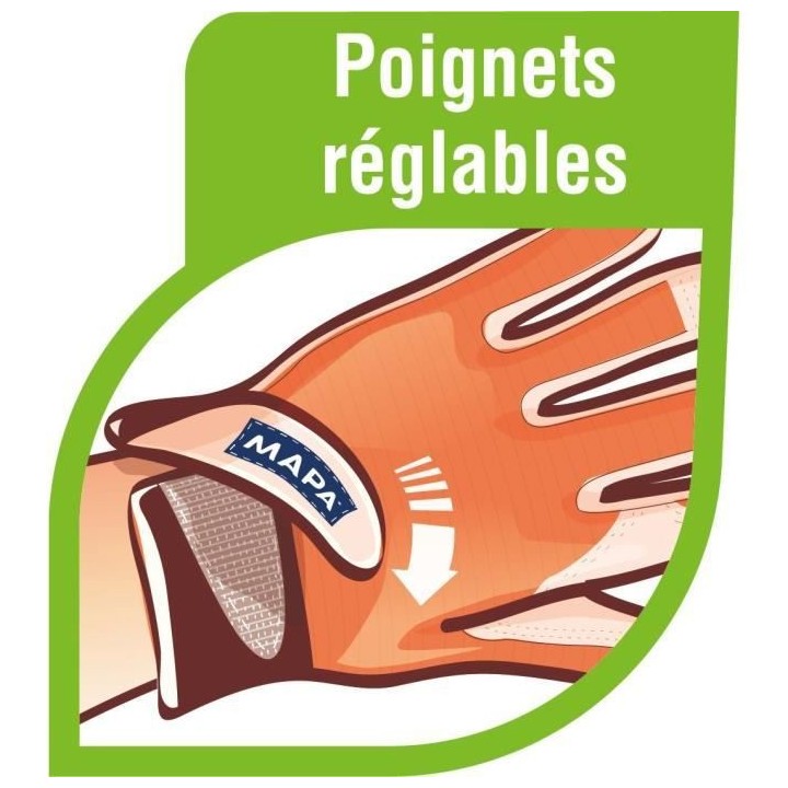 MAPA Gants de jardin - Entretien Jardin Femme - Taille S / T6