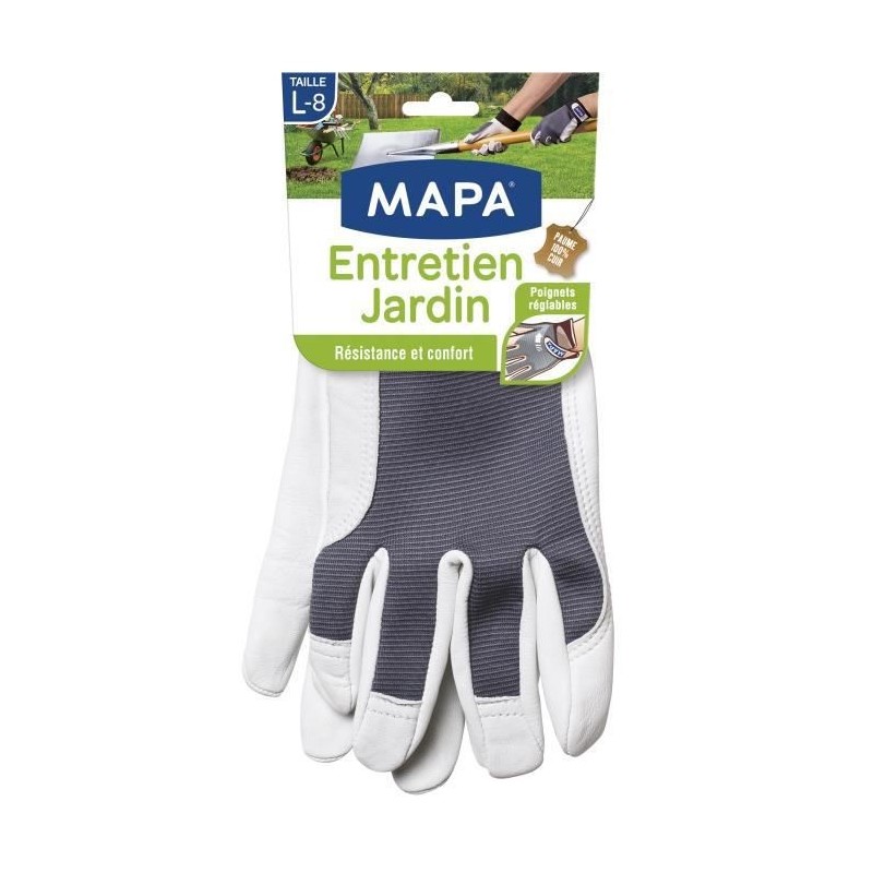 MAPA Gants de jardin - Entretien Jardin Homme - Taille L / T8