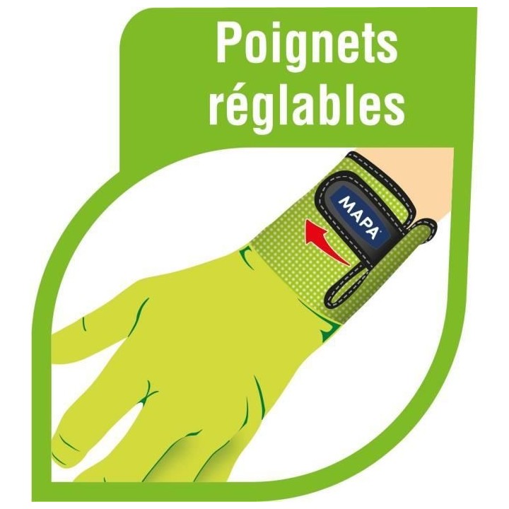 MAPA Gants de jardin Plantation + - Taille M / T7