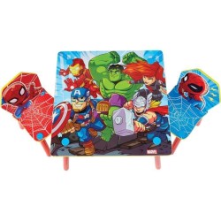 MARVEL Heroes Ensemble table et 2 chaises pour enfants