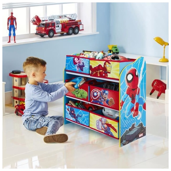 Super-héros Marvel Spider-Man - Meuble de rangement pour chambre d'en