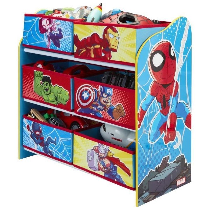 Super-héros Marvel Spider-Man - Meuble de rangement pour chambre d'en