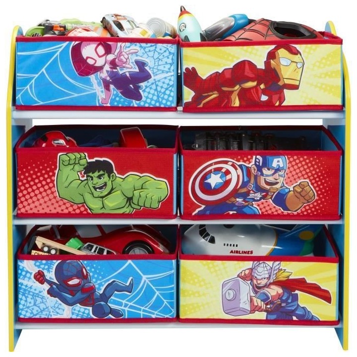 Super-héros Marvel Spider-Man - Meuble de rangement pour chambre d'en