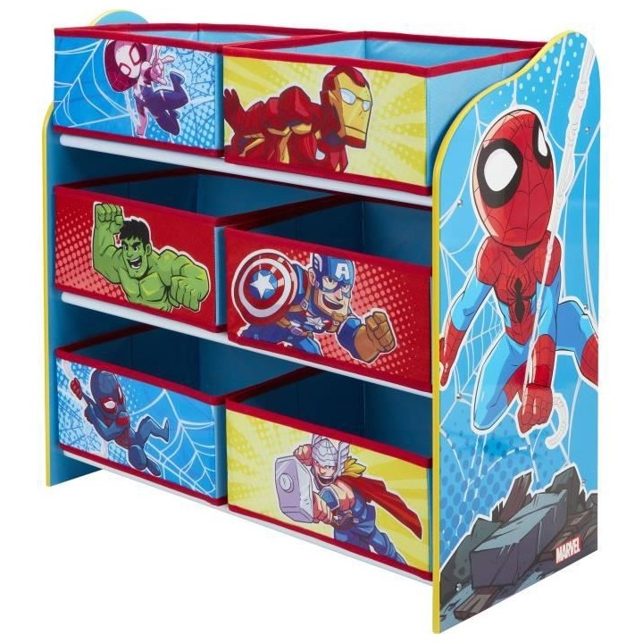Super-héros Marvel Spider-Man - Meuble de rangement pour chambre d'en