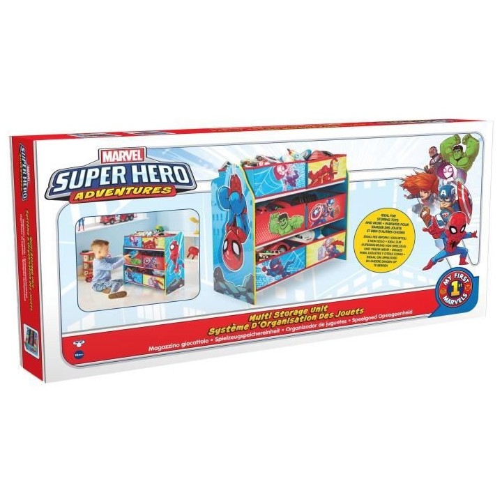 Super-héros Marvel Spider-Man - Meuble de rangement pour chambre d'en