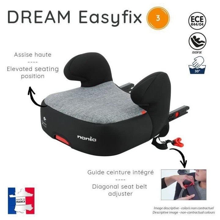 Marvel Siege auto rehausseur bas DREAM easyfix groupe 3 (22-36kg) - Sp