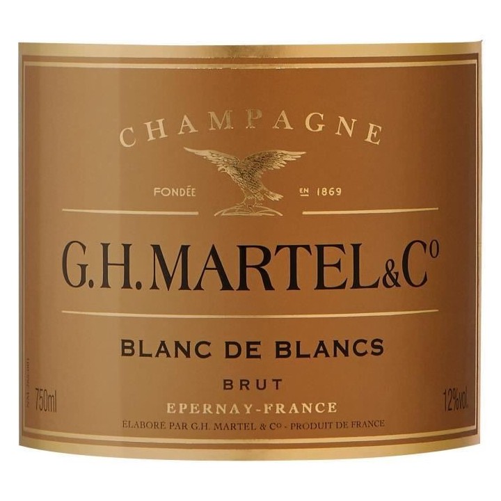 Champagne G.H. Martel Blanc de blancs Brut - 75 cl