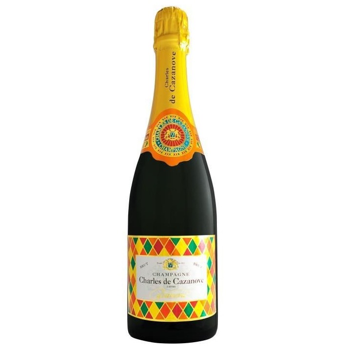 Champagne Charles de Cazanove Cazanova Arlequin Brut - 75 cl