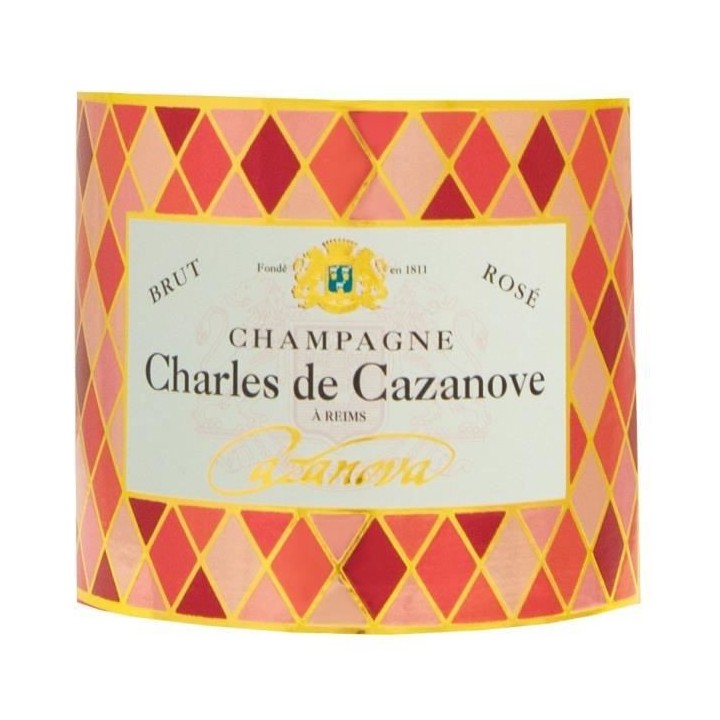 Champagne Charles de Cazanove Cazanova Arlequin Rosé - 75 cl