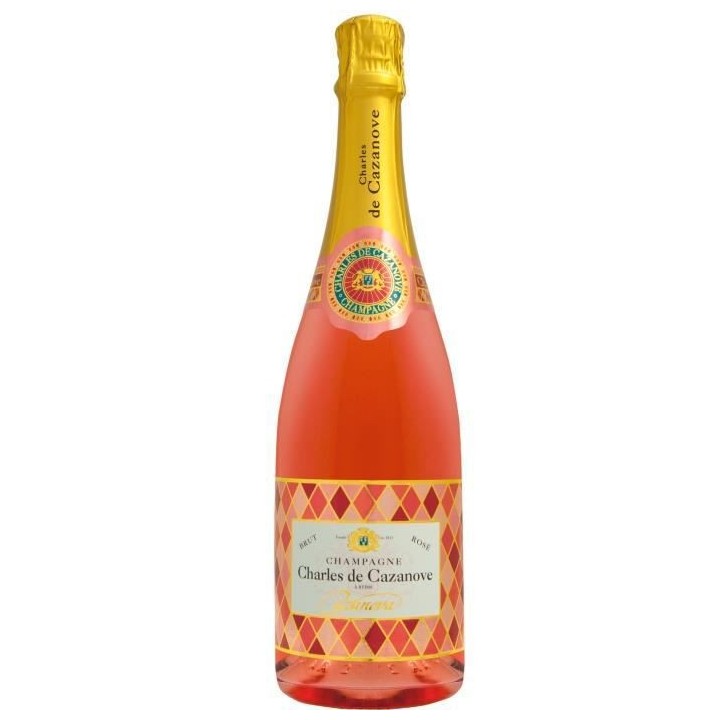 Champagne Charles de Cazanove Cazanova Arlequin Rosé - 75 cl