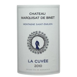 Château Marquisat de Binet 2010 Montagne Saint Emilion - Vin rouge de