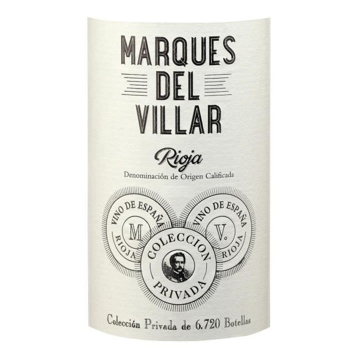Marques Del Villar 2017 Rioja - Vin rouge d'Espagne