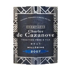 Champagne De Cazanove Tradition Millésime - 2007 avec étui