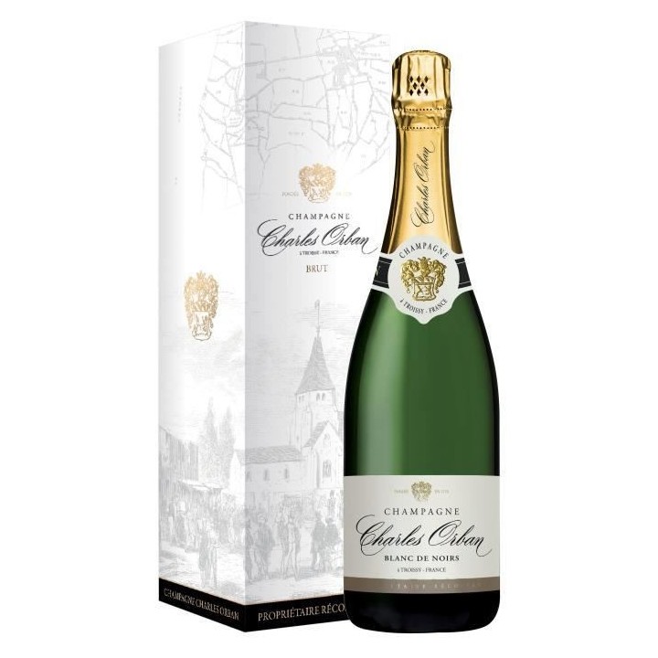 Champagne Charles Orban Blanc de Noirs avec étui