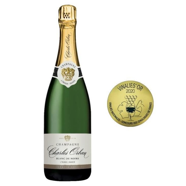 Champagne Charles Orban Blanc de Noirs avec étui