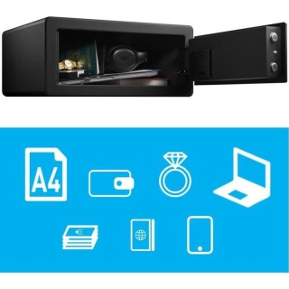 Master Lock LX110BEURHRO Coffre-fort biométrique pour protéger les b