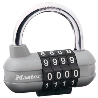 MASTER LOCK Cadenas a combinaison programmable 64mm - Pour vestiaire d
