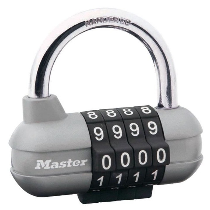 MASTER LOCK Cadenas a combinaison programmable 64mm - Pour vestiaire d