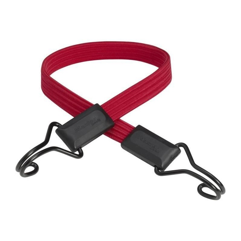 MASTER LOCK Tendeur plat 60 cm - Rouge - Crochet inversé double fil - Résistance 40kg