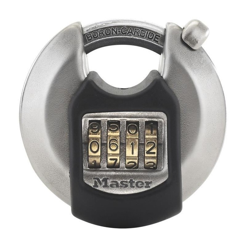 Master Lock Cadenas Disque Excell Acier inox 70 mm M40EURDNUM