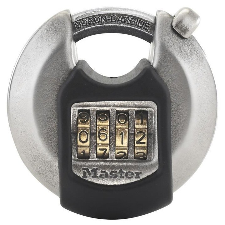 Master Lock Cadenas Disque Excell Acier inox 70 mm M40EURDNUM
