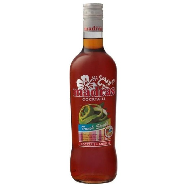 Punch Shrubb Madras - Guadeloupe - 18%vol - 70cl