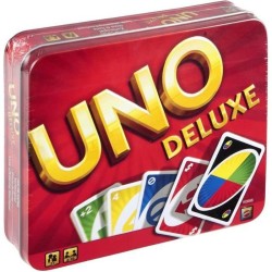 UNO DELUXE Jeu de cartes -...