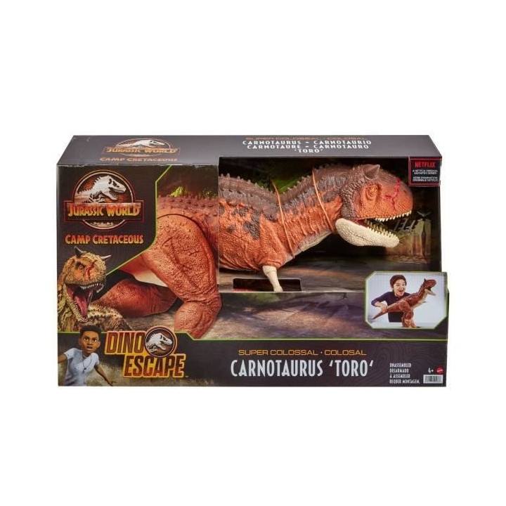 Jurassic World - Carnotaurus Toro Super Colossal - Figurine Dinosaure