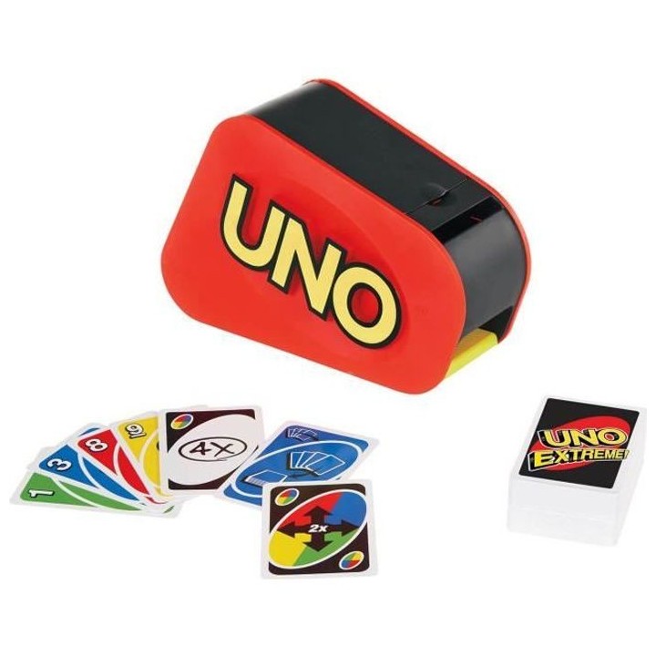 Mattel Games - Uno Extreme - Jeu de Cartes Famille - Des 7 ans