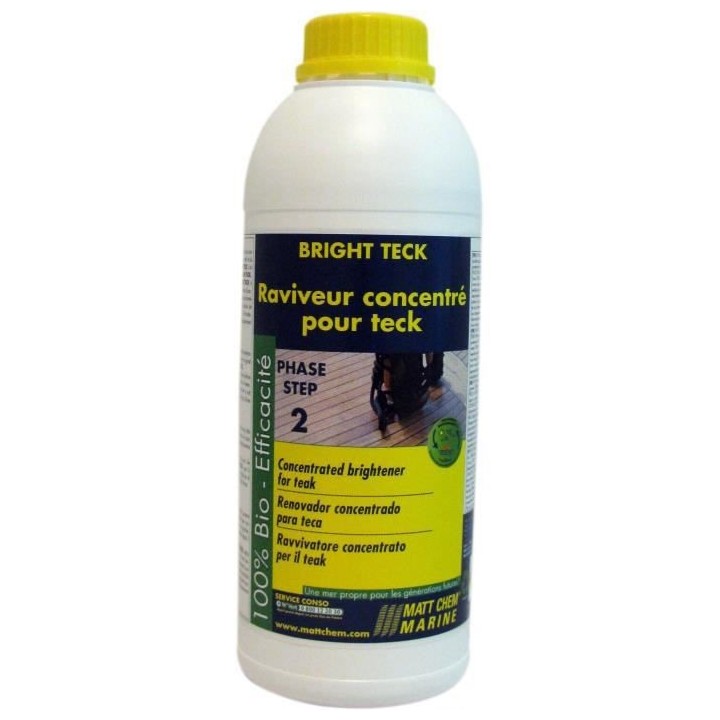 MATT CHEM Nettoyant Raviveur Concentré pour Teck Bright 1L