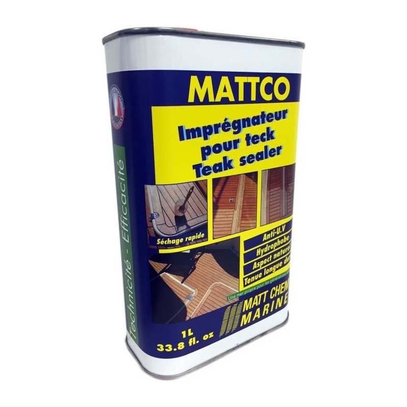 MATT CHEM Imprégnateur pour Teck Mattco 1L