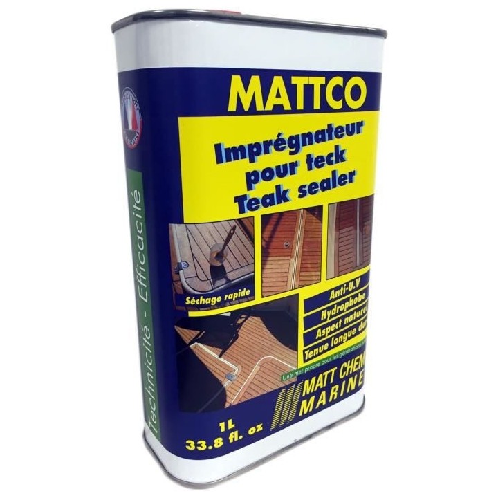 MATT CHEM Imprégnateur pour Teck Mattco 1L