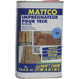 MATT CHEM MARINE Impregnateur pour Teck incolore Mattco Incolore - For