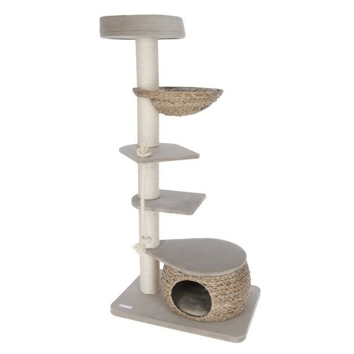BANANA LEAF TOWER Arbre a chat 70x50x160cm - Beige