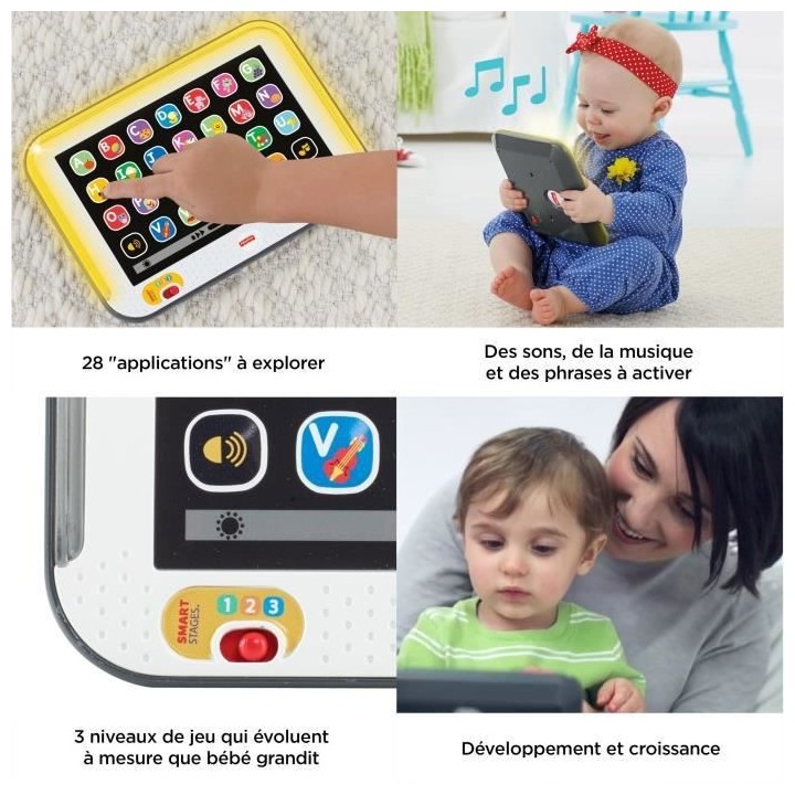 Fisher-Price - Ma Tablette Puppy - Jouet d'éveil - 12 mois et +