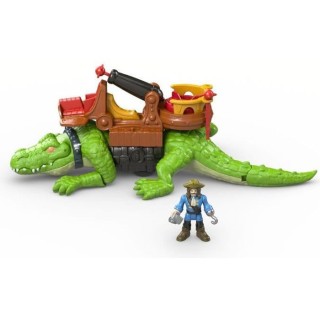FISHER-PRICE Imaginext Crocodile et Capitaine Crochet - 3 ans et +