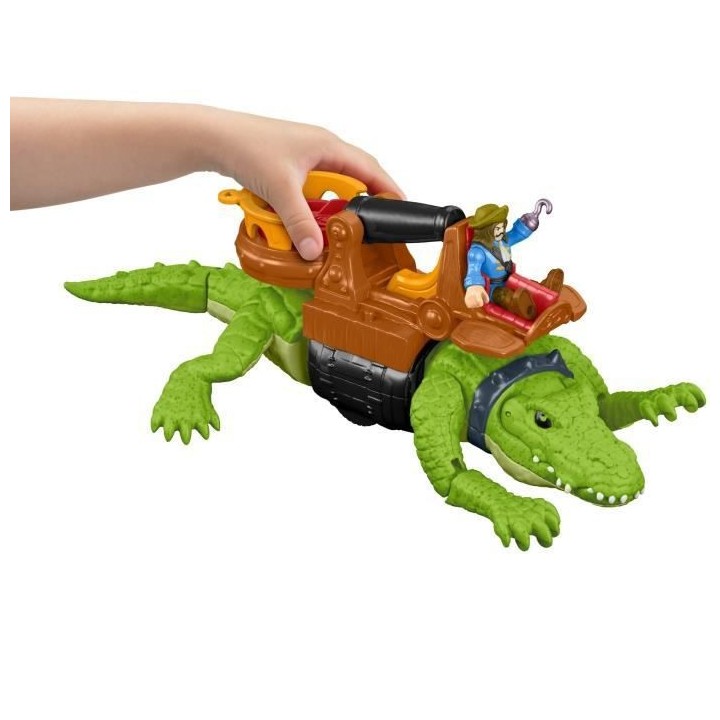 FISHER-PRICE Imaginext Crocodile et Capitaine Crochet - 3 ans et +