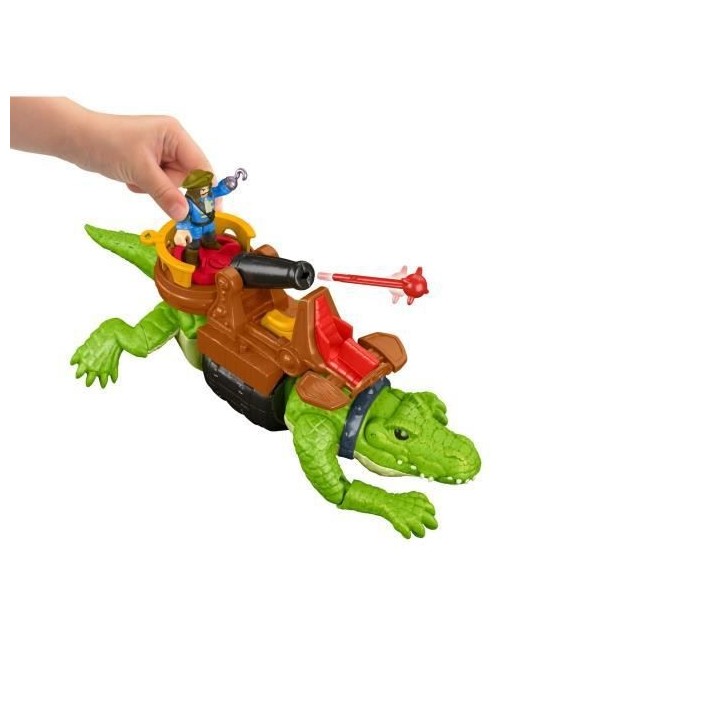 FISHER-PRICE Imaginext Crocodile et Capitaine Crochet - 3 ans et +