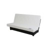 Matelas de renouvellement roulé ROLL - Tissu - Blanc - Pour Clic-clac - 130 x 190 x 15 cm - DUNLOPILLO