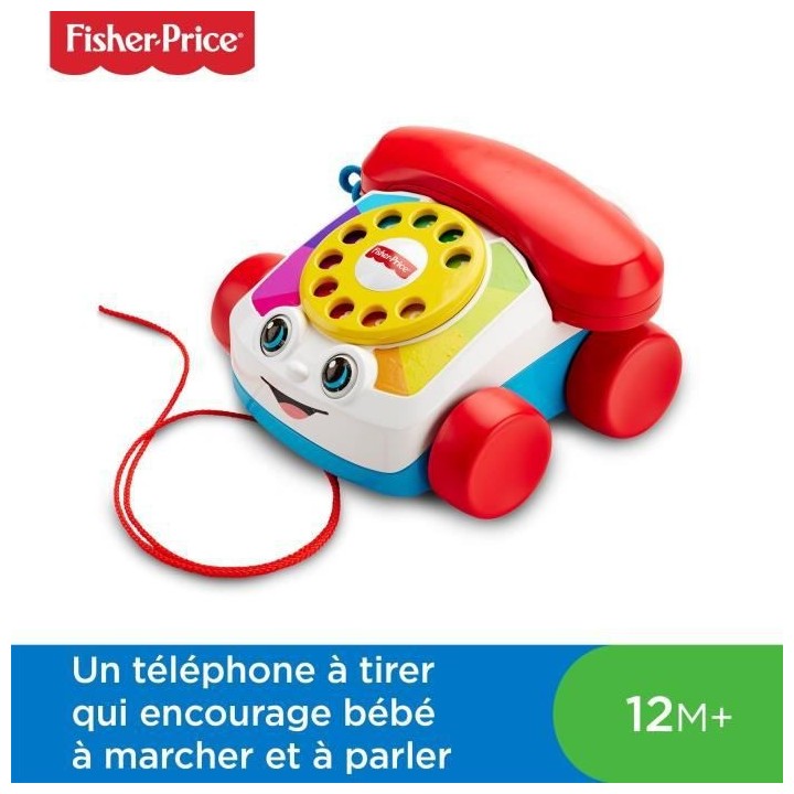 Fisher-Price - Le Téléphone Animé - Jouet d'éveil - 12 mois et +