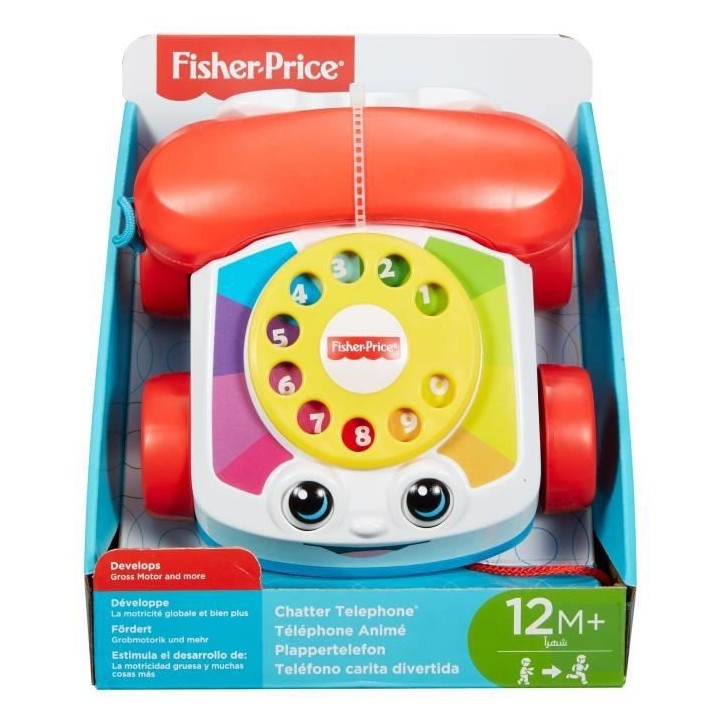 Fisher-Price - Le Téléphone Animé - Jouet d'éveil - 12 mois et +