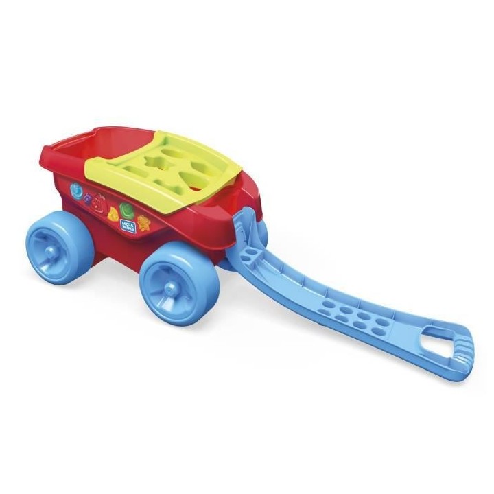 MEGA BLOKS Mon Wagon Trieur de Formes - 25 blocs - 12 mois et +
