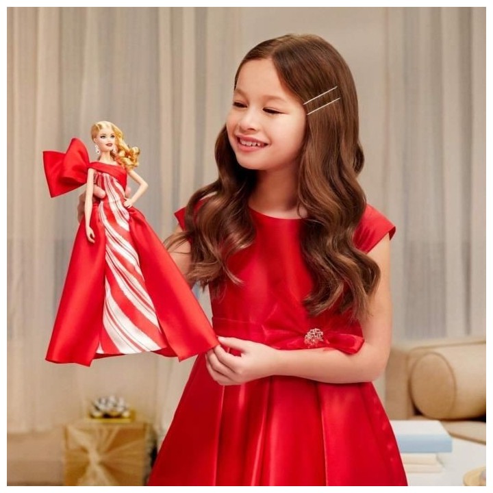 BARBIE - Poupée Mannequin Noël - Blonde