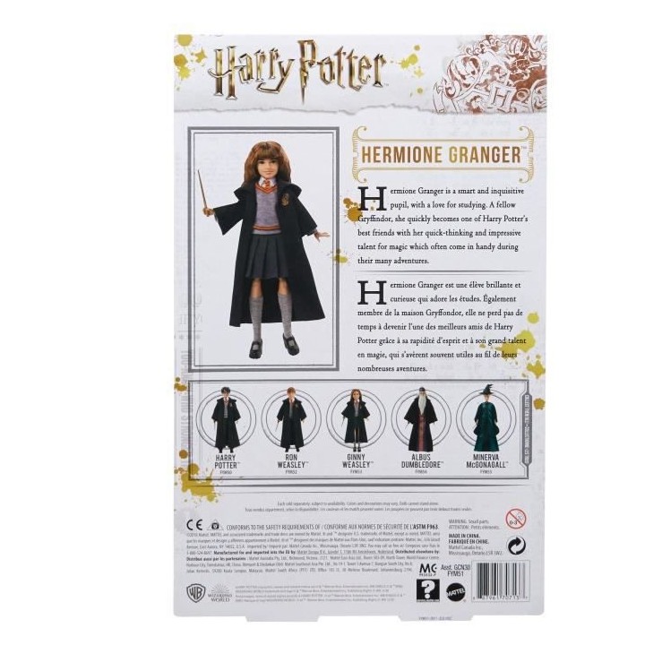 HARRY POTTER Poupée Hermione Granger 24 cm