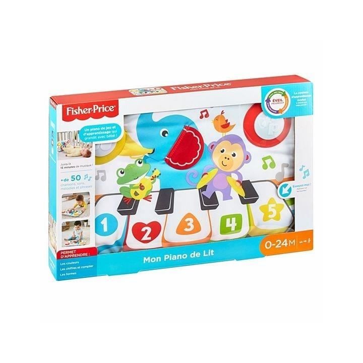 FISHER-PRICE Mon Piano de Lit pour lit bébé barreaux - Sons et Lumie
