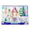 ENCHANTIMALS Vallée Enneigée Coffret Chalet des Neiges de Bevy Lapin - 63 cm