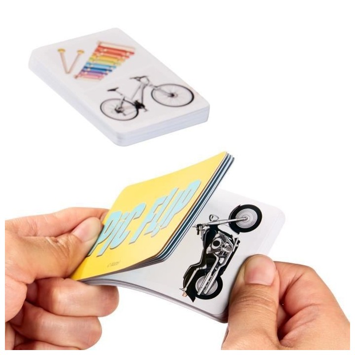 PIC FLIP Jeu d'association et de rapidité - Cartes imagées - 2 a 6 j
