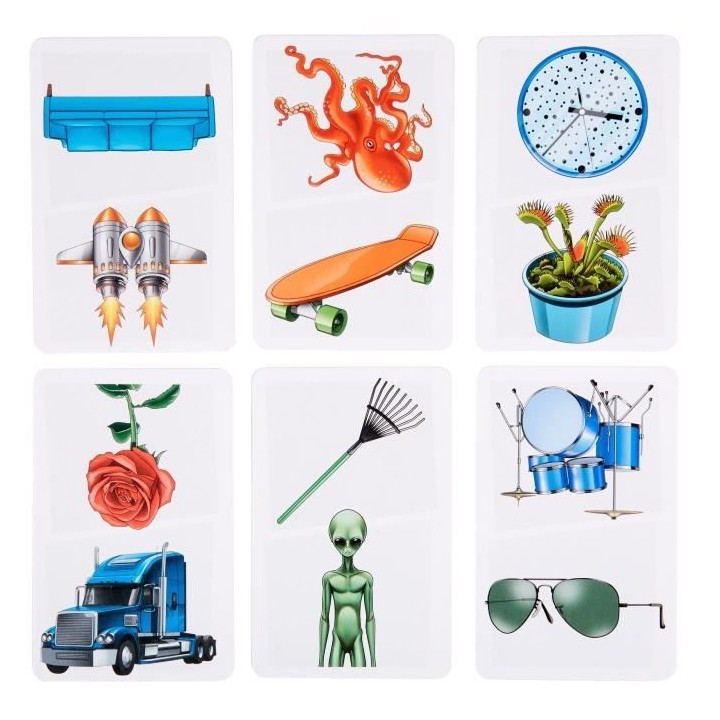 PIC FLIP Jeu d'association et de rapidité - Cartes imagées - 2 a 6 j